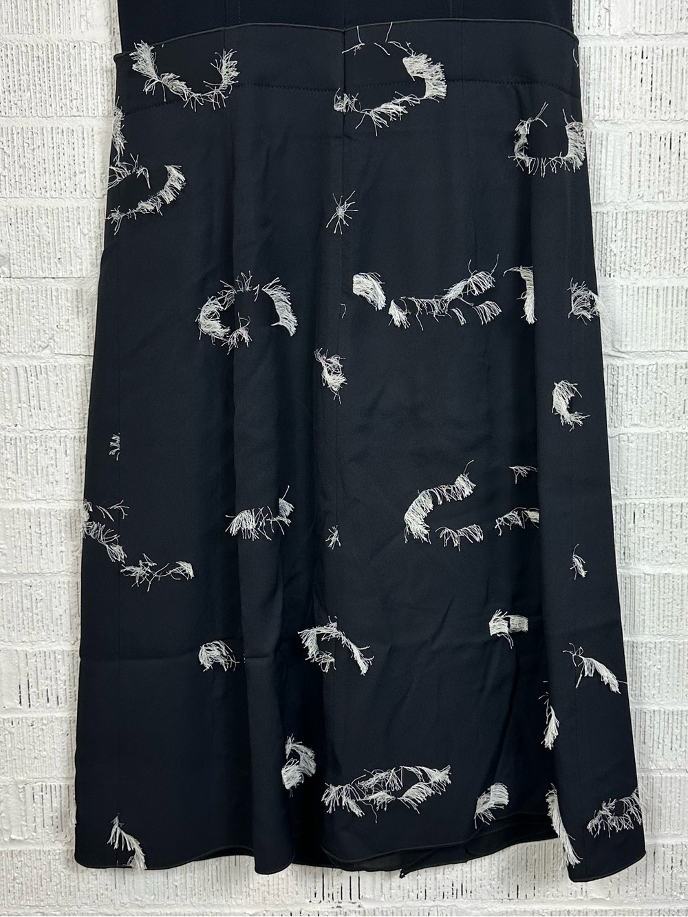 Proenza Schouler Womens Sleeveless Belted Dress Black Apron Size 8 - Picture 9 of 12